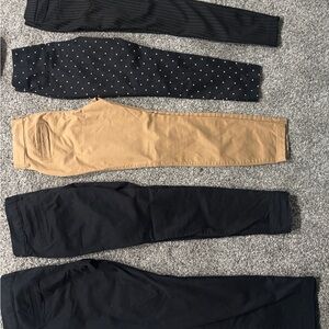 Assorted Women's Pants Bundle - Black, Tan, Patterned